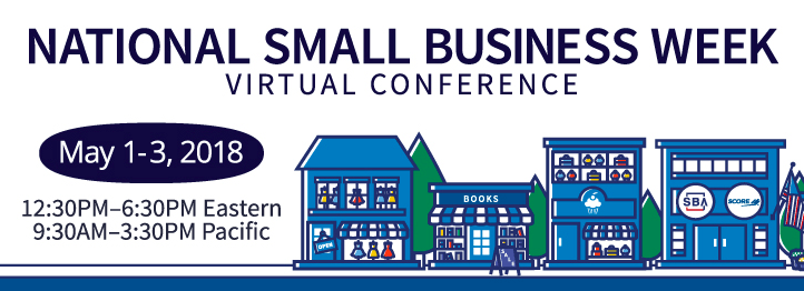 may 1-3, 2018 Free Virtual small business event